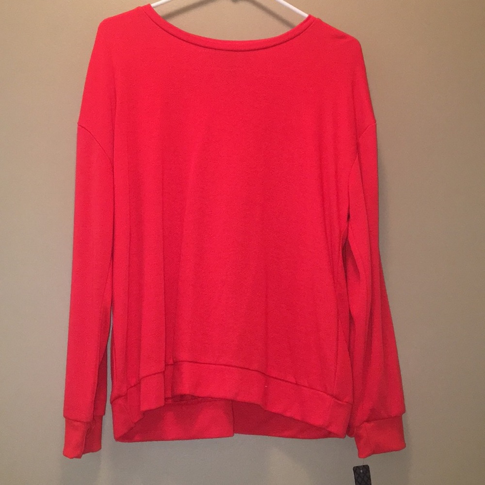 Ruffle sweater top